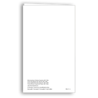 Kondolenzkarte Kreuz gelb