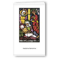 Kondolenzkarte Kreuzabnahme (Königsfelden)