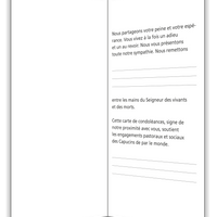 Kondolenzkarte Wasserfall in Baume-les Messieurs FR