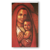 Kondolenzkarte Madonna mit Kind (Papua Neuguinea) / Ausverkauf