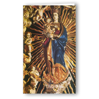 Kondolenzkarte Muttergottes (Wesemlin-Kapuzinerkloster Luzern)