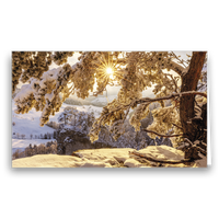 Neutrale Karte Winterlandschaft