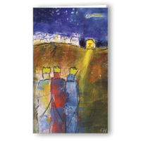 Advents- / Weihnachtskarte Heilige drei Könige