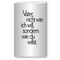 Kondolenzkarte Bibelspruch