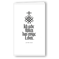 Kondolenzkarte Spruchkarte / Ausverkauf