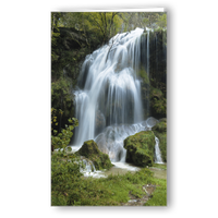 Kondolenzkarte Wasserfall in Baume-les Messieurs FR