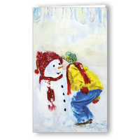 Neutrale Karte Schneemann