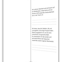 Kondolenzkarte Auferstehung / Ausverkauf
