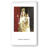 Kondolenzkarte Muttergottes (Bürglen FR) / Ausverkauf