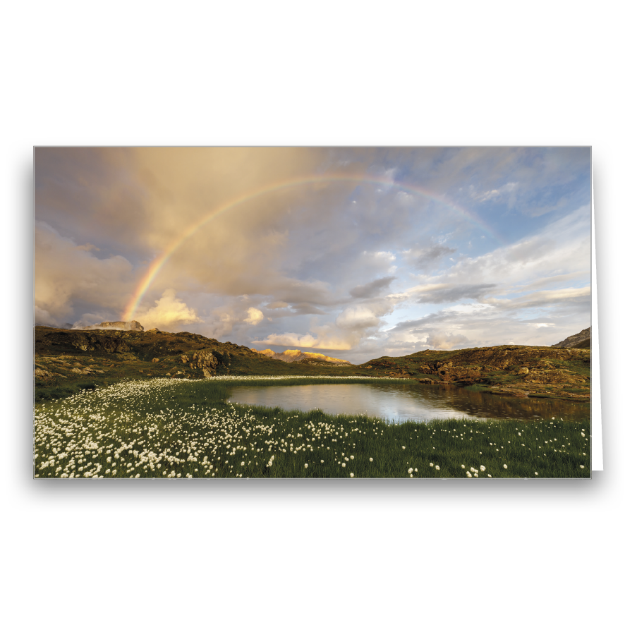 Kondolenzkarte Regenbogen VS
