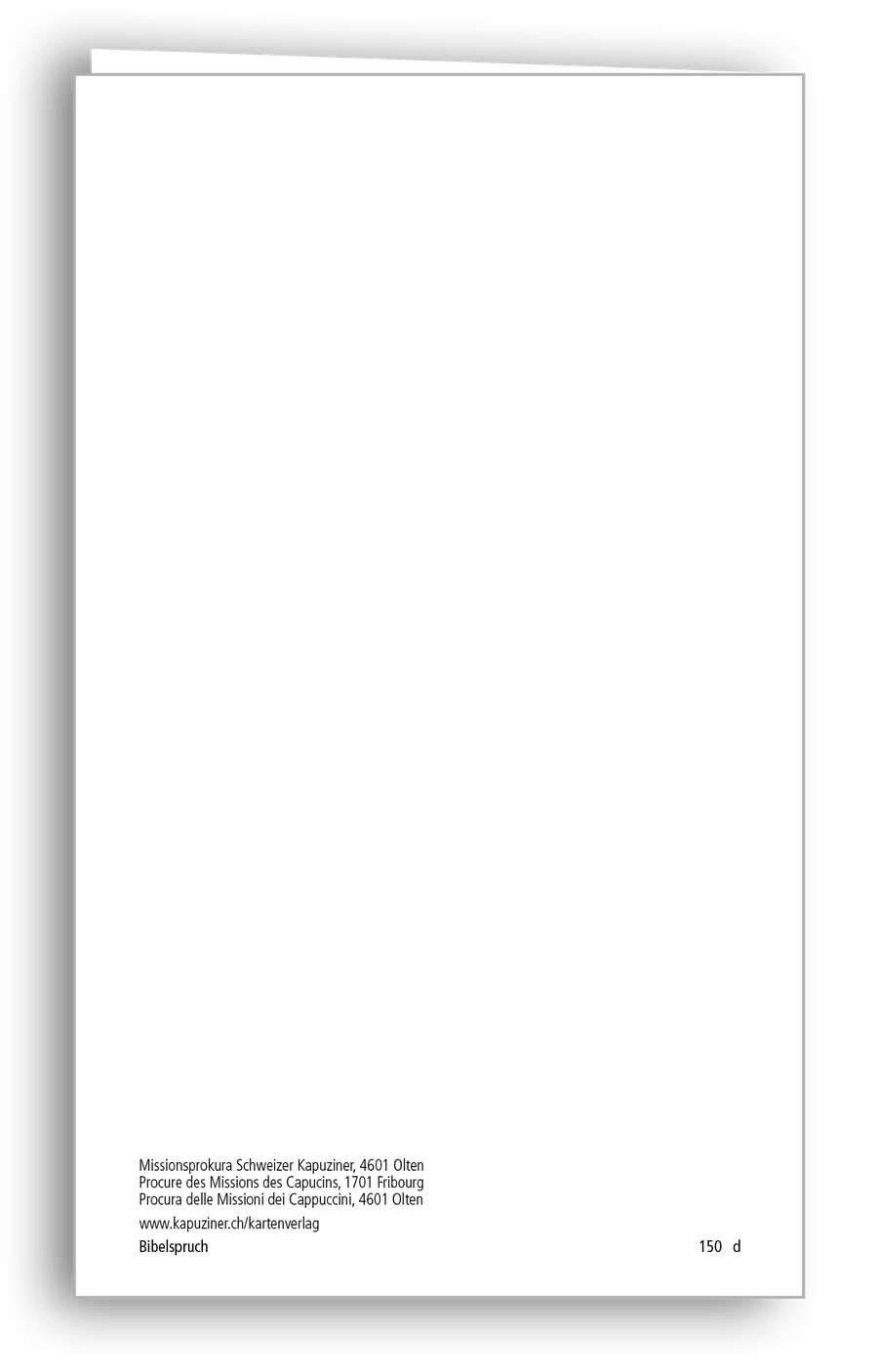 Kondolenzkarte Bibelspruch