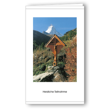 Kondolenzkarte Zermatt