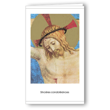 Kondolenzkarte Tête du Crucifié