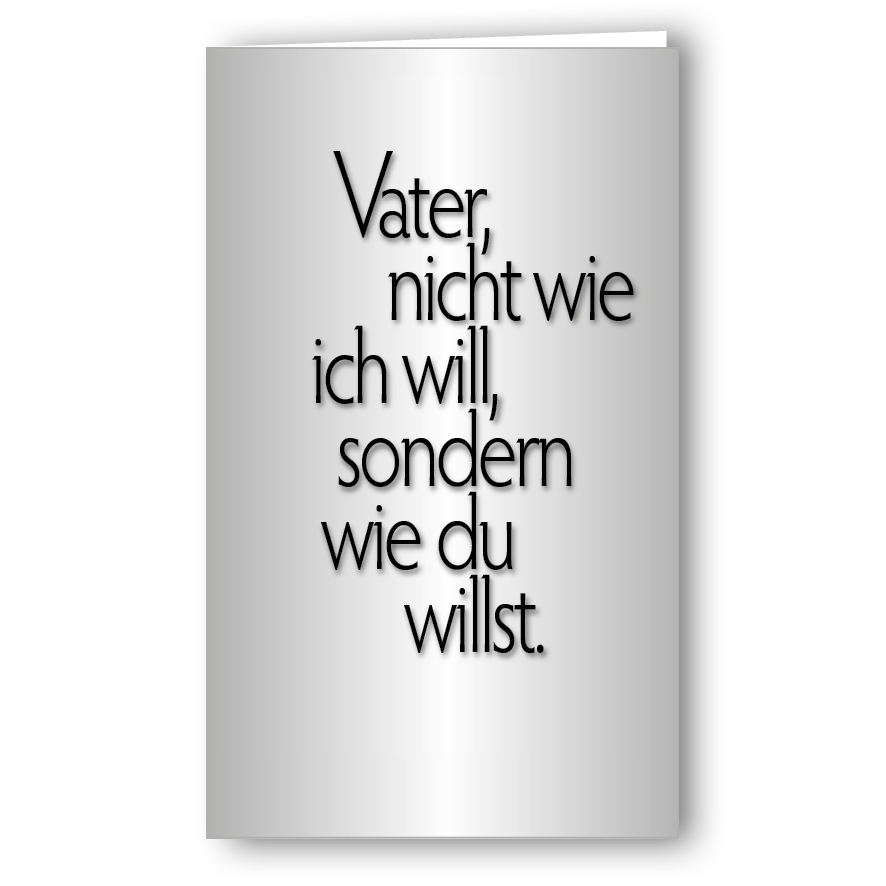 Kondolenzkarte Bibelspruch