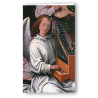 Advents- / Weihnachtskarte Musizierender Engel