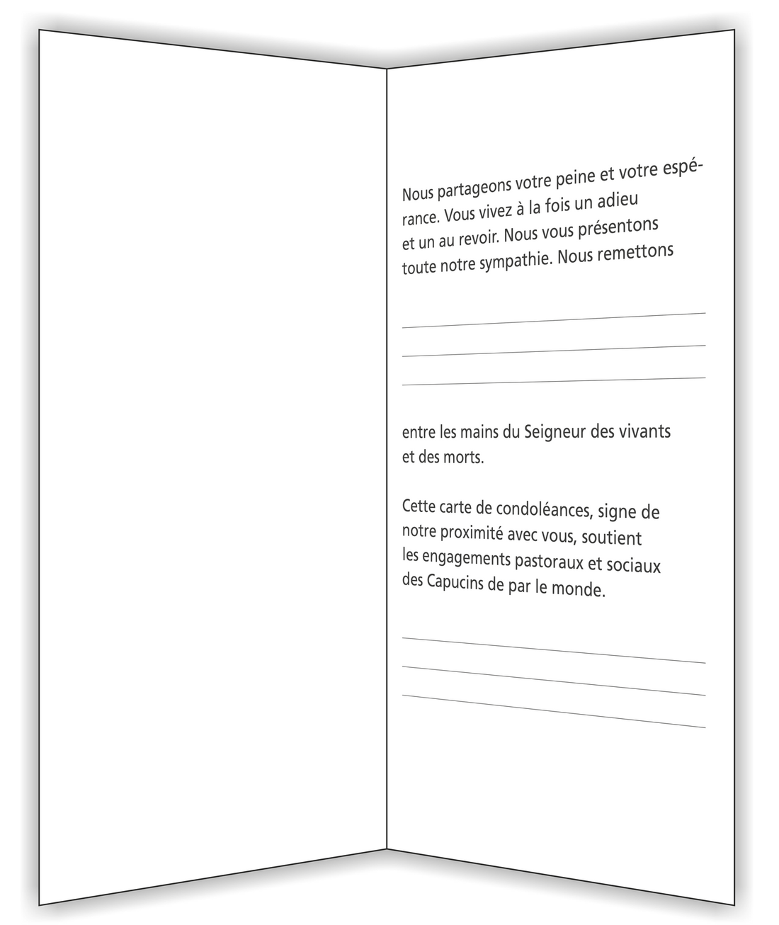 Feuille d'insertion